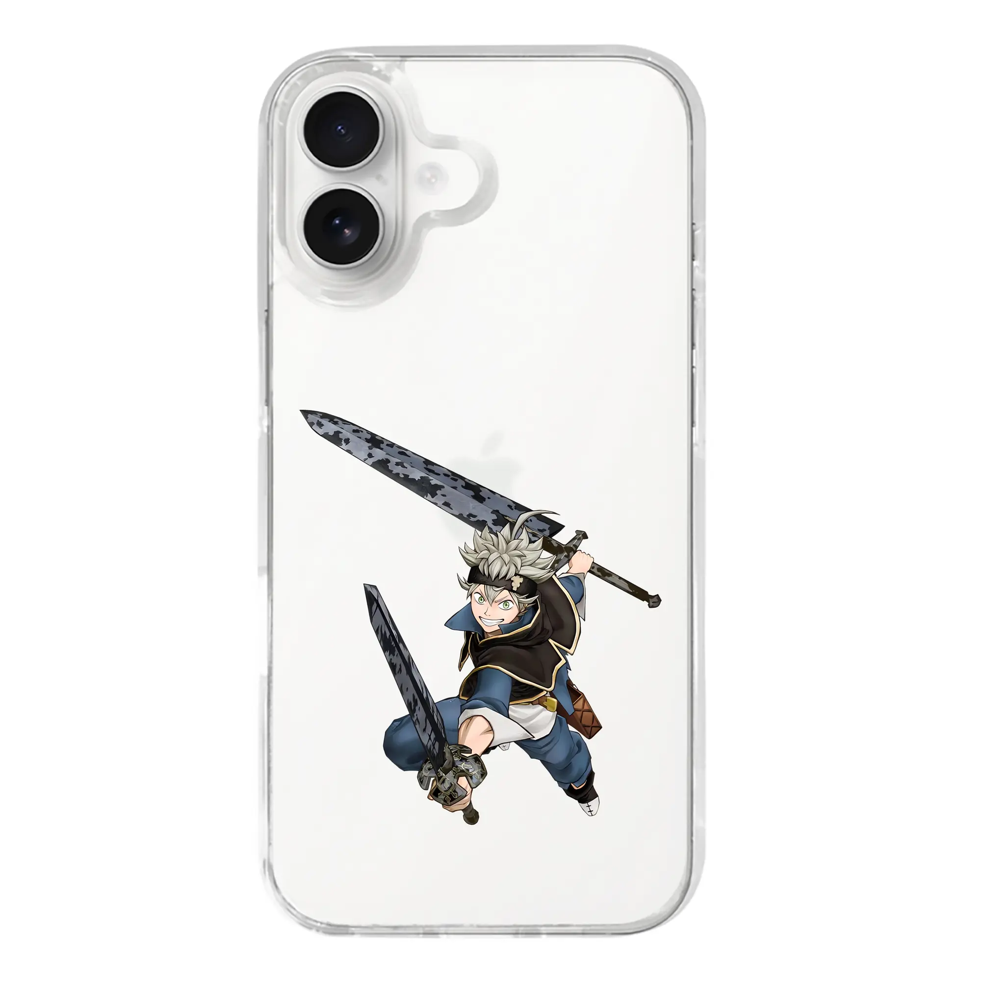 ブラッククローバー グッズ アスタ - iPhone 17シリーズ 透明スマホケース – 薄型・耐衝撃・精密フィット保護カバー